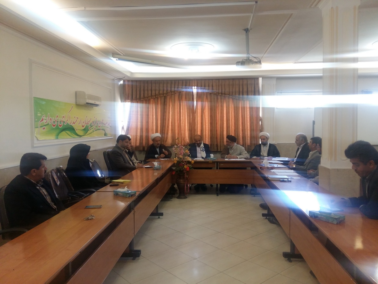 برگزاری جلسه ستاد اقامه نماز استان 3