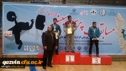 کسب مقام نایب قهرمانی در مسابقات پرس سینه کشوری توسط پردیس شهید رجایی قزوین 2