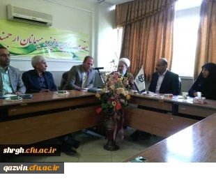 بازدید مدیر کل پشتیبانی و رفاه کارکنان سازمان مرکزی دانشگاه فرهنگیان و هیأت همراه از مدیریت امور پردیس های استان قزوین