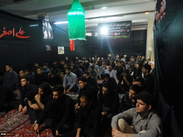 مراسم عزاداری امام حسین علیه السلام با حضور حجه الاسلام تلخابی 3