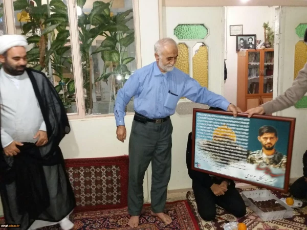 دیدار با خانواده شهید سیاهکالی از شهدای مدافع حرم 3