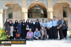 بازدید اساتید دوره تامین آموزشگران مرجع علوم از آثار تاریخی قزوین 2
