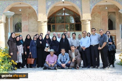 بازدید اساتید دوره تامین آموزشگران مرجع علوم از آثار تاریخی قزوین