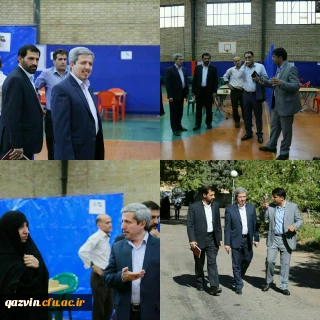 بازدید دبیر جشنواره های فرهنگی دانشگاه فرهنگیان از محل برگزاری جشنواره