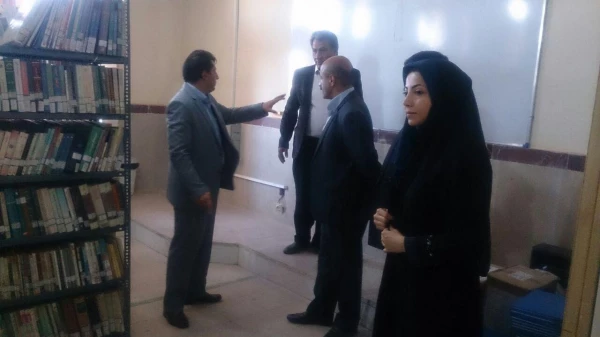 افتتاح و بهره برداری از کتابخانه پردیس بنت الهدی صدر قزوین 5