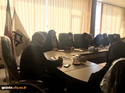 برگزاری جلسه دبیران کانون ها با حضور ریاست امور پردیس های استان جناب آقای دکتر یوسفی