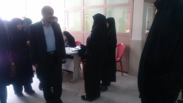 برگزاری انتخابات شورای صنفی-رفاهی آبان 1396 پردیس بنت الهدی صدر قزوین 2