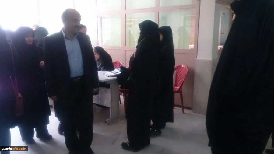 برگزاری انتخابات شورای صنفی-رفاهی آبان 1396 پردیس بنت الهدی صدر قزوین 2