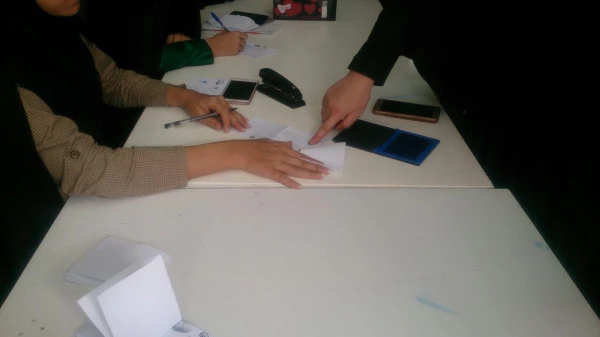 برگزاری انتخابات شورای صنفی-رفاهی آبان 1396 پردیس بنت الهدی صدر قزوین 3