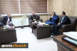 جلسه  سرپرست امور پردیس های استان بامسئولان بانک تجارت استان قزوین 4