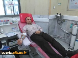 اهداء خون سرپرست وجمعی ازکارکنان دانشگاه فرهنگیان استان قزوین  4