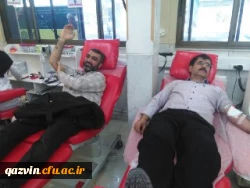 اهداء خون سرپرست وجمعی ازکارکنان دانشگاه فرهنگیان استان قزوین  5