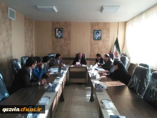 نشست سرپرست امور پردیس های استان قزوین باحوزه معاونت دانشجویی