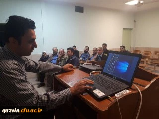 آموزش نگهبانی سطح 1برای نگهبانان دانشگاه فرهنگیان استان قزوین