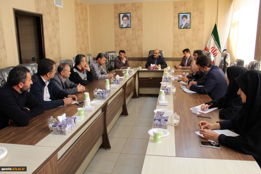 برگزاری جلسه تمهید مقدمات آغاز نیمسال دوم سال تحصیلی دردانشگاه فرهنگیان استان قزوین 2