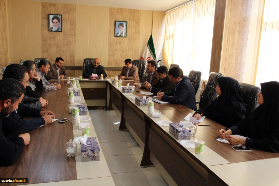 برگزاری جلسه تمهید مقدمات آغاز نیمسال دوم سال تحصیلی دردانشگاه فرهنگیان استان قزوین 6