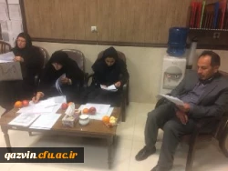 در پردیس شهید رجایی با حضور اساتید هردو پردیس برگزارشد:کارگروه کارورزی مدیریت امور پردیس های دانشگاه فرهنگیان استان قزوین درنیمسال دوم سال تحصیلی 97-96 3