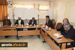 نشست بسیج اساتید دانشگاه فرهنگیان استان قزوین باحضور مسئول بسیج اساتید استان 4
