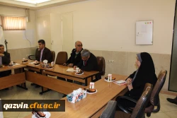نشست بسیج اساتید دانشگاه فرهنگیان استان قزوین باحضور مسئول بسیج اساتید استان 5