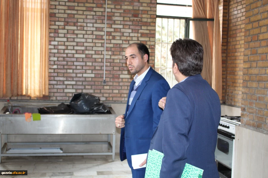 بازدید کارشناسان سازمان مرکزی ازپردیس های استان قزوین درزمینه رتبه بندی خوابگاه ها 3