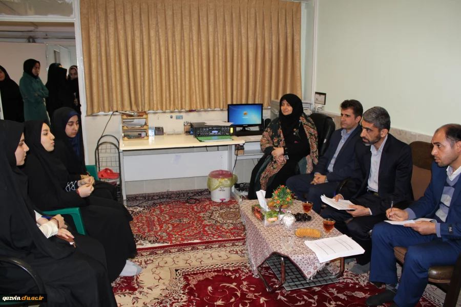 بازدید کارشناسان سازمان مرکزی ازپردیس های استان قزوین درزمینه رتبه بندی خوابگاه ها 2