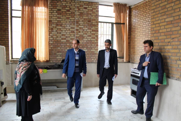 بازدید کارشناسان سازمان مرکزی ازپردیس های استان قزوین درزمینه رتبه بندی خوابگاه ها 4