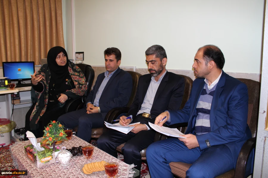 بازدید کارشناسان سازمان مرکزی ازپردیس های استان قزوین درزمینه رتبه بندی خوابگاه ها 5