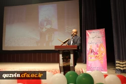 برگزاری مراسم هفته بزرگداشت مقام زن درپردیس بنت الهدی صدر قزوین 2