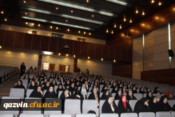 برگزاری مراسم هفته بزرگداشت مقام زن درپردیس بنت الهدی صدر قزوین 3