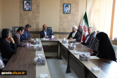 برگزاری اولین جلسه شورای فرهنگی دانشگاه فرهنگیان استان قزوین درسال 97