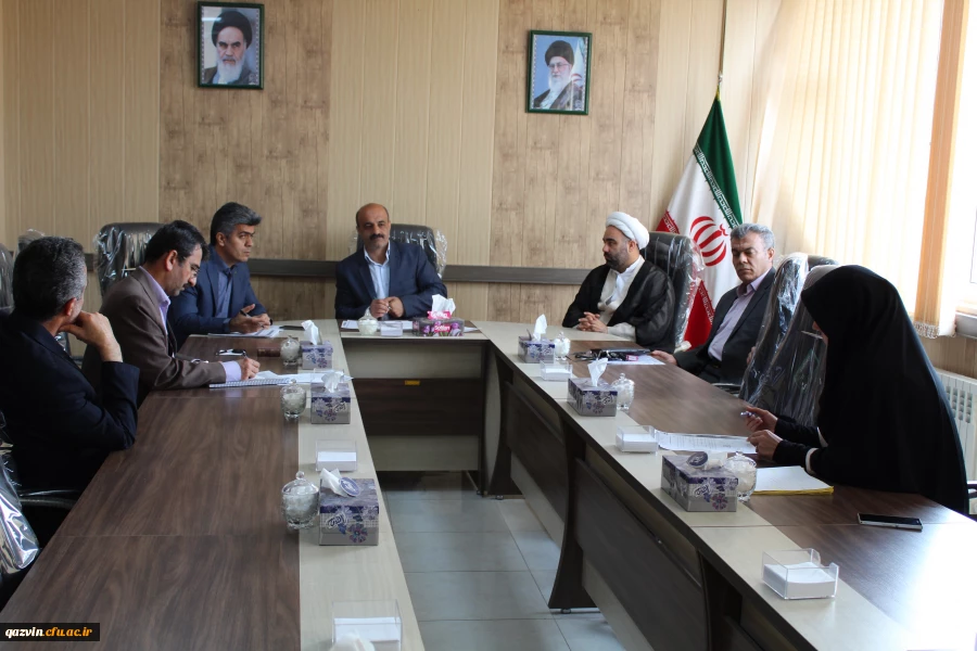 برگزاری اولین جلسه شورای فرهنگی دانشگاه فرهنگیان استان قزوین درسال 97 2