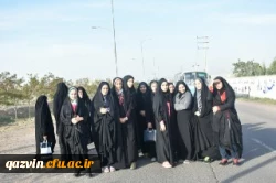 برگزاری برنامه پیاده روی دانشجویان پردیس بنت الهدی صدرقزوین به مناسبت هفته سلامت 3