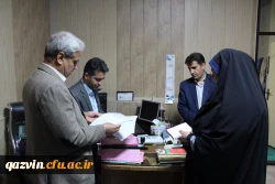 بازدیدچهارساعته مدیرکل امور دانشجویی سازمان مرکزی ازقسمت های مختلف پردیس های دانشگاه فرهنگیان استان قزوین 2