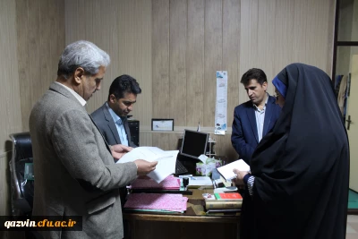 بازدیدچهارساعته مدیرکل امور دانشجویی سازمان مرکزی ازقسمت های مختلف پردیس های دانشگاه فرهنگیان استان قزوین