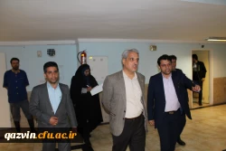 بازدیدچهارساعته مدیرکل امور دانشجویی سازمان مرکزی ازقسمت های مختلف پردیس های دانشگاه فرهنگیان استان قزوین 3
