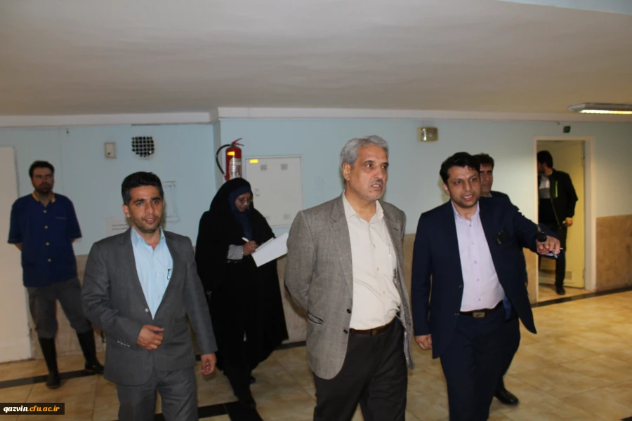 بازدیدچهارساعته مدیرکل امور دانشجویی سازمان مرکزی ازقسمت های مختلف پردیس های دانشگاه فرهنگیان استان قزوین 3