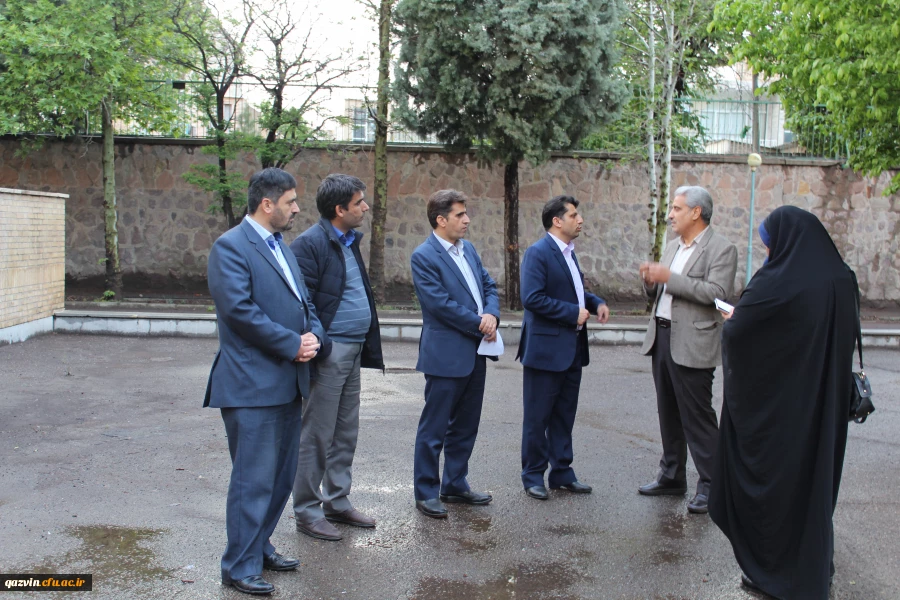 بازدیدچهارساعته مدیرکل امور دانشجویی سازمان مرکزی ازقسمت های مختلف پردیس های دانشگاه فرهنگیان استان قزوین 5