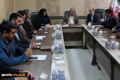 مدیرکل امور دانشجویی درنشست با کارکنان دانشگاه فرهنگیان استان قزوین:تحول درآموزش وپرورش بایدتوسط فارغ التحصیلان دانشگاه فرهنگیان رخ دهد.