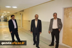 بازدیدچهارساعته مدیرکل امور دانشجویی سازمان مرکزی ازقسمت های مختلف پردیس های دانشگاه فرهنگیان استان قزوین 7
