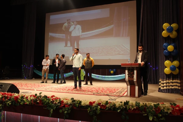 برگزاری مراسم روز جوان وجشن میلاد حضرت علی اکبر(ع)وحضرت مهدی(عج)درسالن آمفی تئاتر پردیس شهیدرجایی قزوین 2