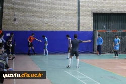برگزاری مسابقات فوتسال دانشجویی جام معلم دردانشگاه فرهنگیان استان قزوین 5