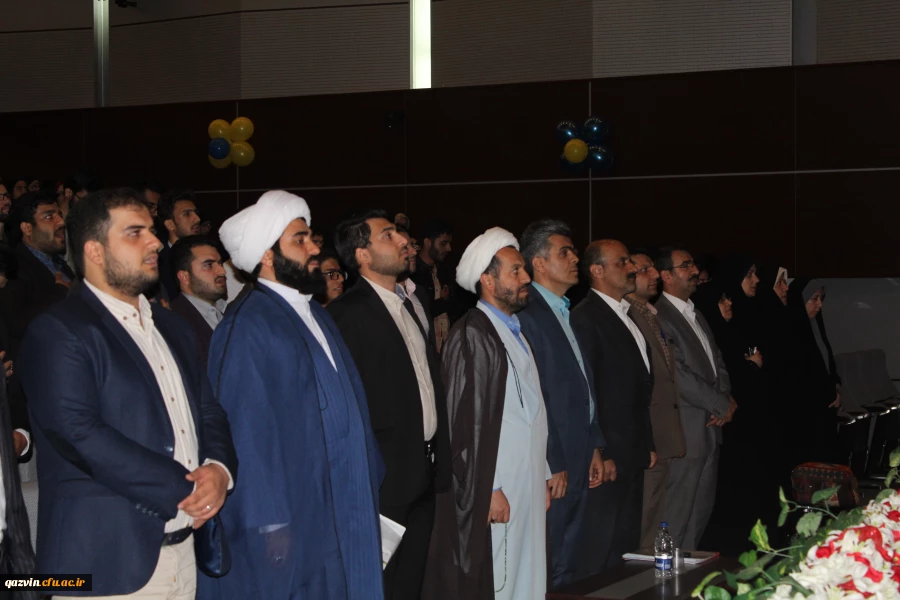 برگزاری مراسم روز جوان وجشن میلاد حضرت علی اکبر(ع)وحضرت مهدی(عج)درسالن آمفی تئاتر پردیس شهیدرجایی قزوین 2