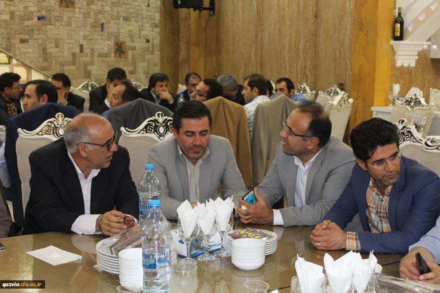 مراسم ضیافت شام اساتید دانشگاه فرهنگیان استان قزوین به مناسبت هفته آموزش 2