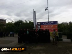 بازدید دانشجویان پردیس بنت الهدی صدر قزوین از نمایشگاه بین المللی کتاب تهران 2