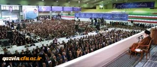 شرکت دانشجومعلمان دانشگاه فرهنگیان استان قزوین دردیدارتاریخی بامقام معظم رهبری