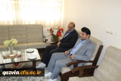 عیادت مدیریت امور پردیس های استان قزوین ازآقای شعبانی همکار پیشکسوت دانشگاه 3