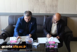امضای تفاهم نامه همکاری بین دانشگاه فرهنگیان استان قزوین وسازمان انتقال خون استان 2