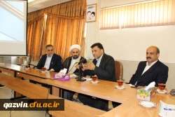 دیدارمعاون ارزیابی وعملکرد دانشگاه فرهنگیان کشور وهیئت همراه با مسئولین،اعضای هیئت علمی وکارکنان دانشگاه فرهنگیان استان قزوین
دکتر علی محمدی :ماباید پرچمدار احیای تربیت معلم دردوره کنونی باشیم. 3