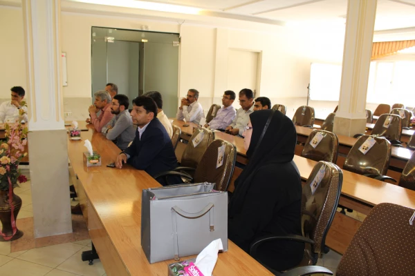 دیدارمعاون ارزیابی وعملکرد دانشگاه فرهنگیان کشور وهیئت همراه با مسئولین،اعضای هیئت علمی وکارکنان دانشگاه فرهنگیان استان قزوین
دکتر علی محمدی :ماباید پرچمدار احیای تربیت معلم دردوره کنونی باشیم. 5