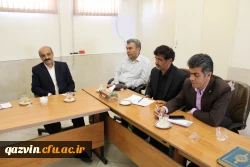 دیدارمعاون ارزیابی وعملکرد دانشگاه فرهنگیان کشور وهیئت همراه با مسئولین،اعضای هیئت علمی وکارکنان دانشگاه فرهنگیان استان قزوین
دکتر علی محمدی :ماباید پرچمدار احیای تربیت معلم دردوره کنونی باشیم. 10